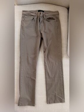J Brand Men's Slim Straight Kane Jeans in Olive/khaki color 32